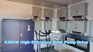 Κινητήρας ηλιακής αντλίας υψηλής απόδοσης 630KW