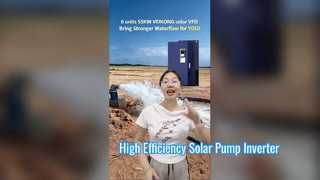 Μετατροπέας ηλιακής αντλίας VEIKONG 55 kW | Εφαρμογή πεδίου επιτόπου